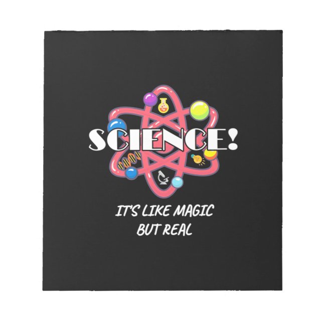 Bloc-note La Chimie De L'Enseignant La Science Est Comme La  (Devant)