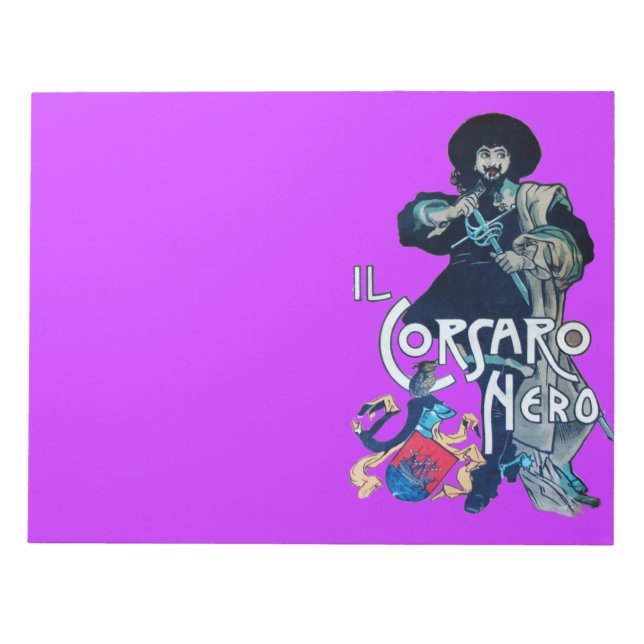 BLOC-NOTE LA CORSAIRE NOIRE (Devant)