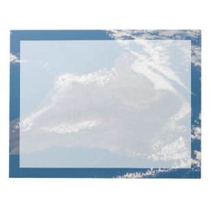 Bloc-note La Grande Île D'Hawaï Et Ses Montagnes