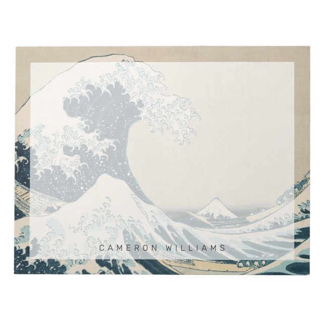 Bloc-note La Grande Vague au large de Kanagawa (Devant)