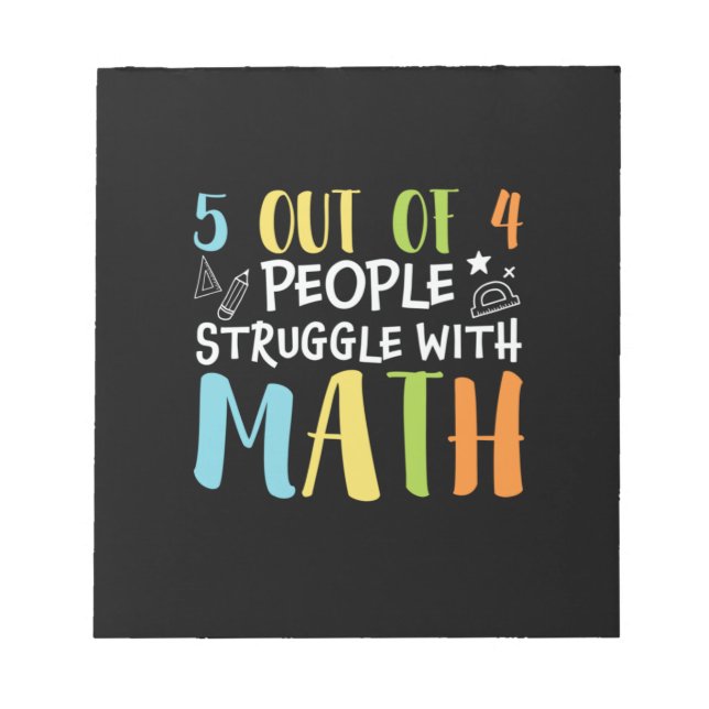 Bloc-note La lutte des professeurs de mathématiques avec les (Devant)