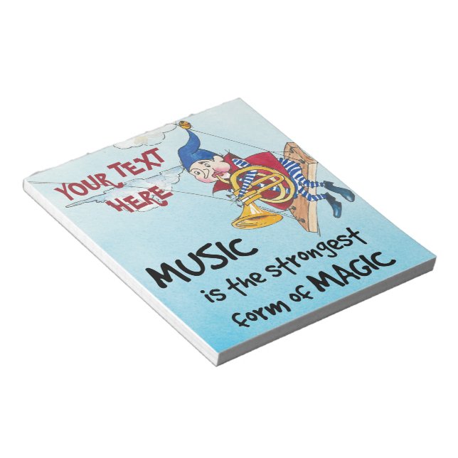 Bloc-note La magie de la coutume musicale (Incliné)