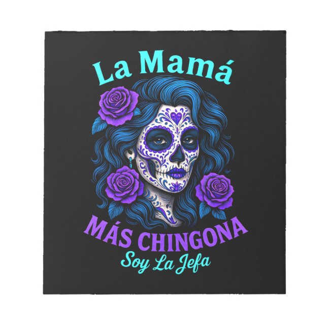 Bloc-note La Mamá Más Chingona Amusante maman espagnole (Devant)