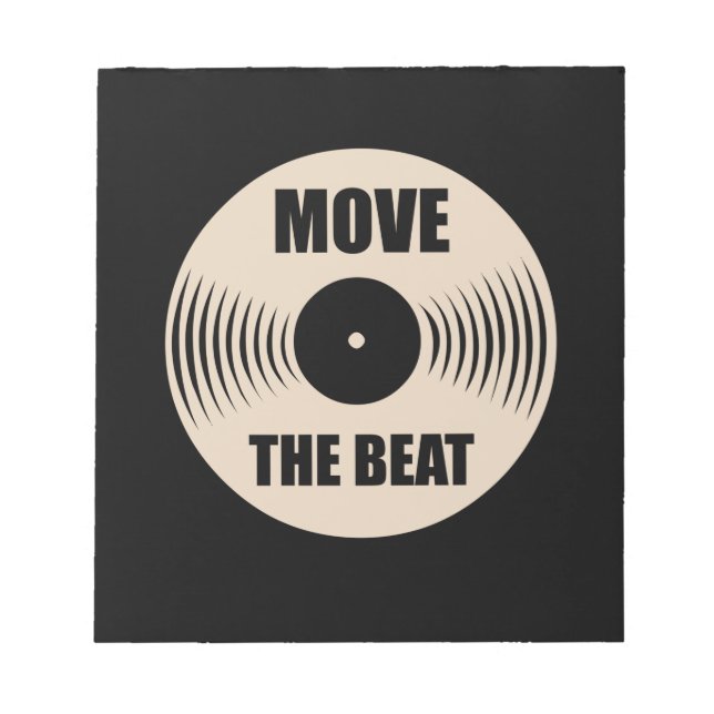 Bloc-note La Musique Déplace Le Beat (Devant)