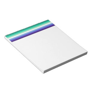 Bloc-note La palette de drapeau des hommes gays trans-inclus