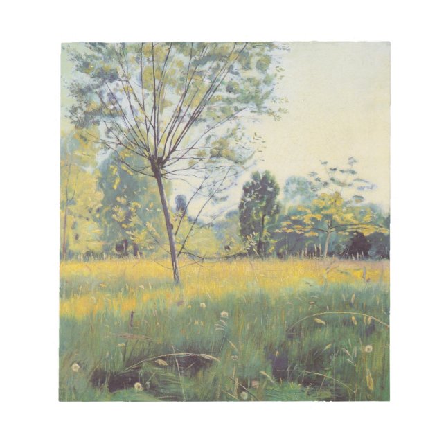 Bloc-note La Prairie dorée (par Ferdinand Hodler) (Devant)