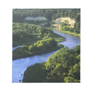 Bloc-note La rivière Niobrara près de Valentine Nebraska
