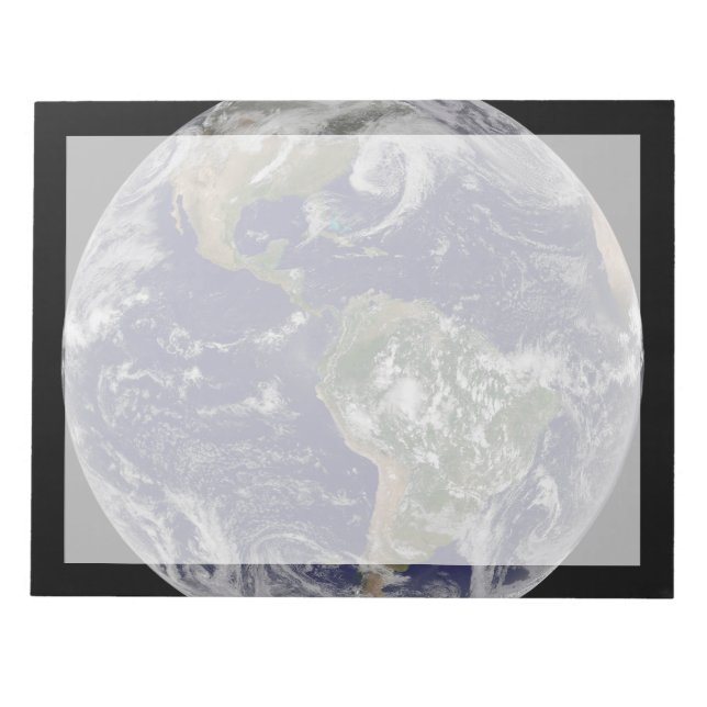 Bloc-note La Terre Pleine Montre Des Systèmes À Faible Press (Devant)