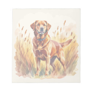 Bloc-note Labrador Retriever Fox Red Chien
