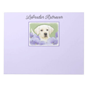Bloc-note Labrador Retriever Puppy Painting Original Chien A