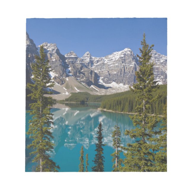 Bloc-note Lac Moraine, Rocheuses canadiennes, Alberta, Canad (Devant)