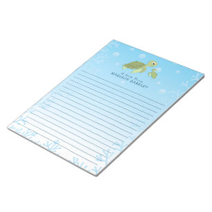 Bloc-note Lac Turtle Kid Cute Ocean Stationary Notepad