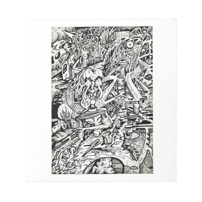 Bloc-note L'adepte, ou, une transfiguration fantasque (Devant)