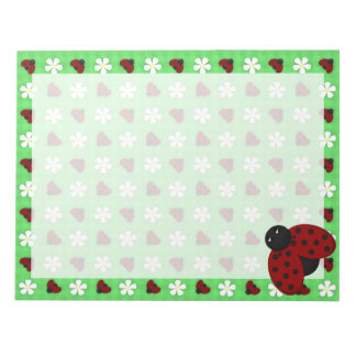 Bloc-note Ladybugs et marguerites