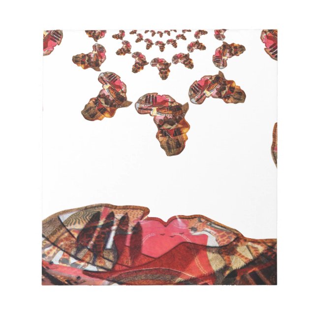 Bloc-note L'Afrique en mouvement : Carte Kaleidoscope (Devant)