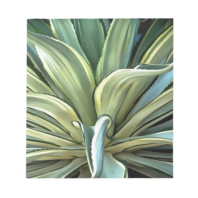Bloc-note L'Agave Tropical Realism Art (Devant)