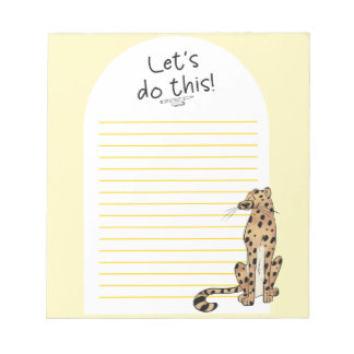 Bloc-note Laisse faire ! Cheetah