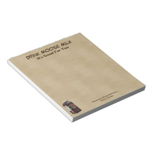 Bloc-note Lait d'orignal Matanuska