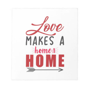 Bloc-note L'Amour Cadeau Couple Fait Une Maison