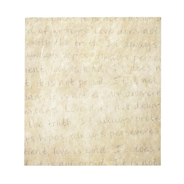 Bloc-note L'amour du mariage vintage est patient (Devant)