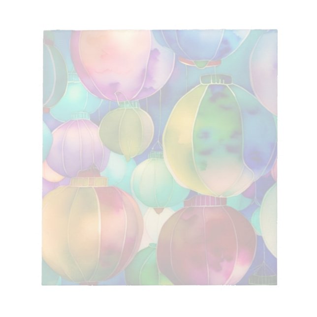 Bloc-note Lanternes en papier (Devant)