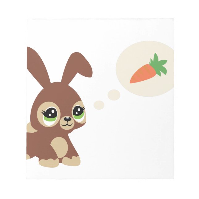 Bloc-note lapin de pâques (Devant)