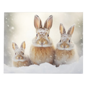 Bloc-note Lapin Lapin Famille Animal errant
