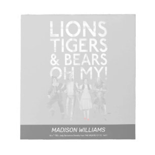 Bloc-note L'Assistant D'Oz™   Lions Tigers & Ours Oh My!
