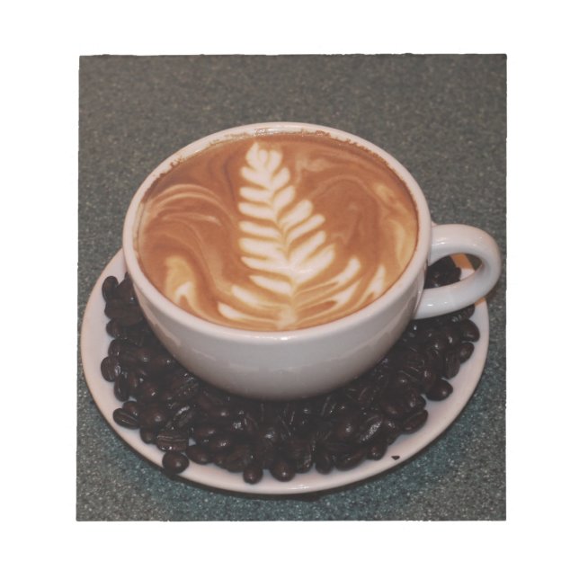 Bloc-note Latte Art and Coffee Beans (Devant)