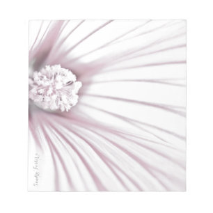 Bloc-note Lavatera Flower Macro