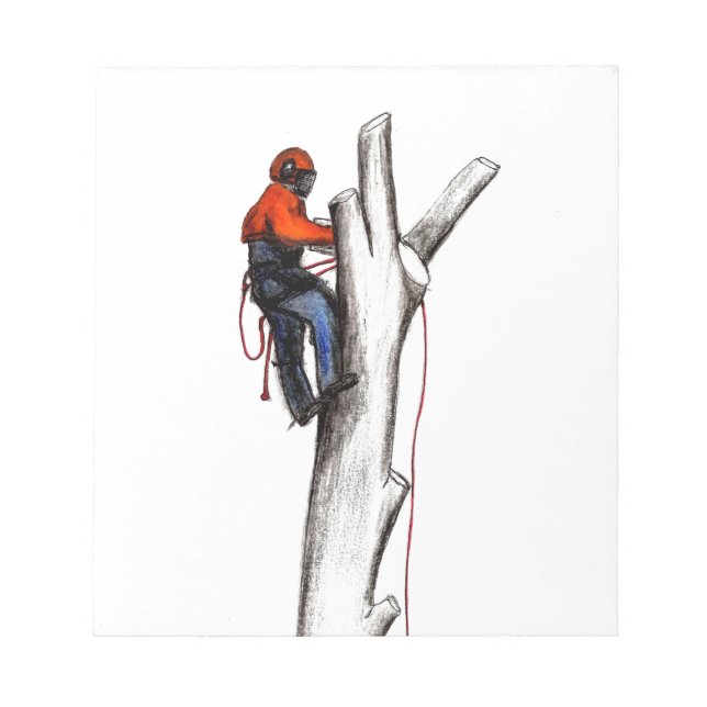 Bloc-note L'avortement Tree surgeon christmas (Devant)