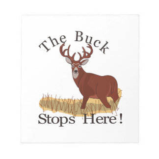 Bloc-note Le Buck S'Arrête Ici !
