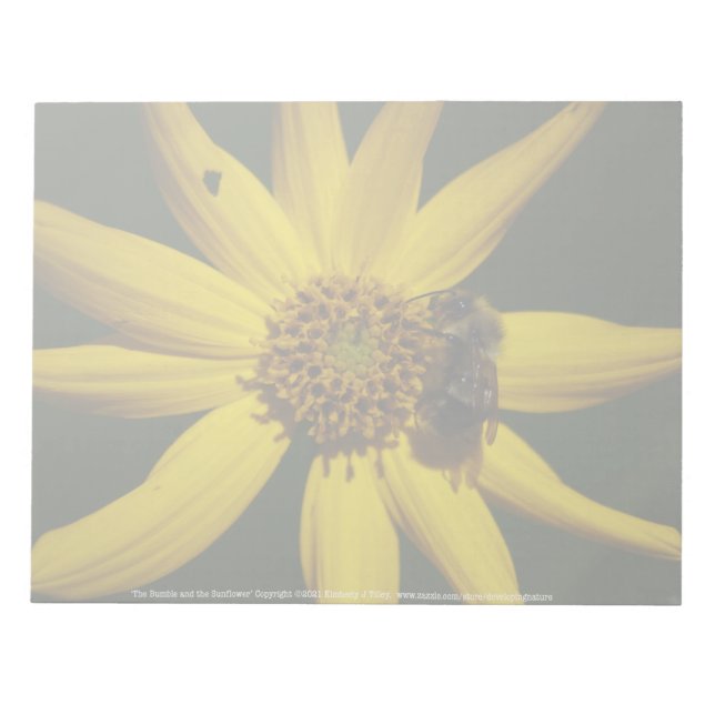 Bloc-note Le Bumble et le Tournesol (Devant)