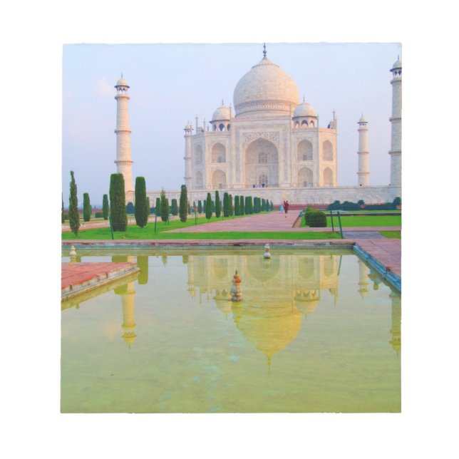 Bloc-note Le calme paisible Monde célèbre Taj Mahal à (Devant)
