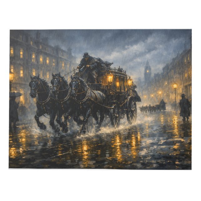 Bloc-note Le Carrosse Revenant — Lumière orageuse des damnés (Devant)