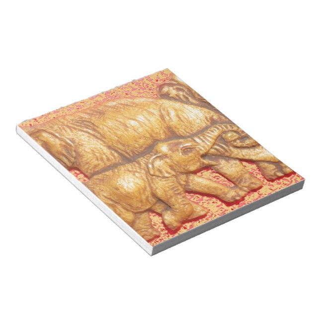 Bloc-note Le coeur du troupeau : Portrait de famille des élé (Incliné)