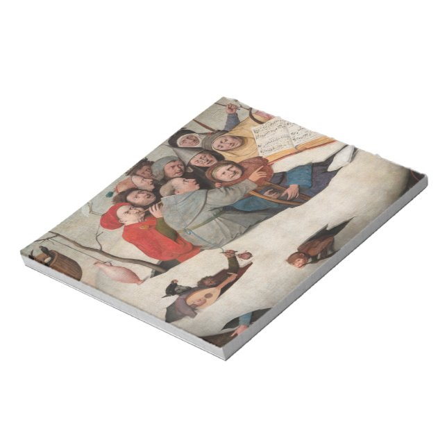 Bloc-note Le concert dans l'oeuf par Hieronymus Bosch (Tourné)