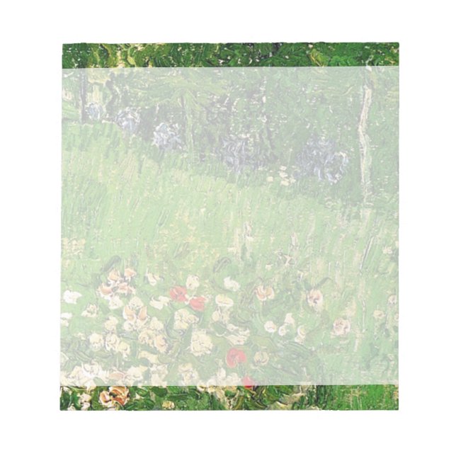 Bloc-note Le jardin de Daubigny, Vincent Van Gogh. beau (Devant)