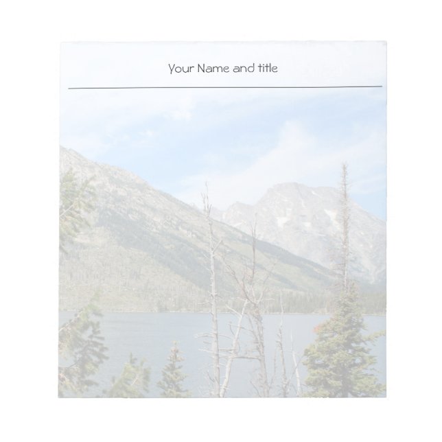 Bloc-note Le Parc national de Grand Teton (Devant)