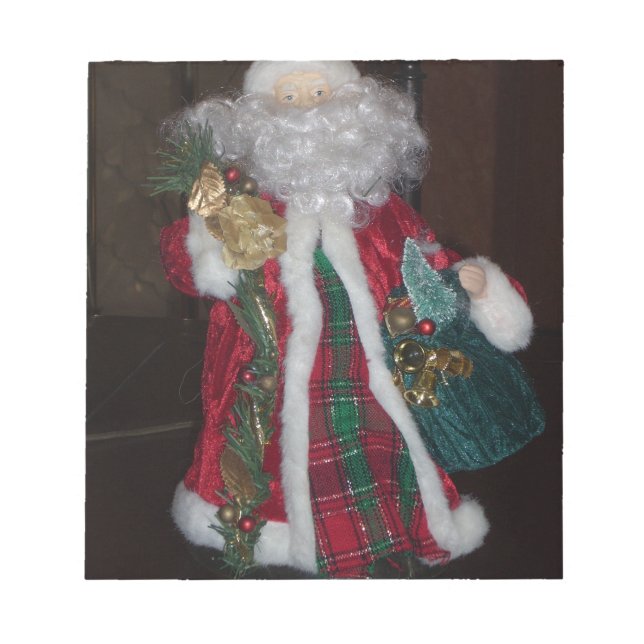 Bloc-note Le Père Noël classique : une icône de vacances int (Devant)