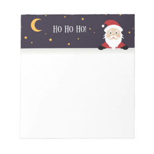 Bloc-note Le Père Noël dit Ho ho ho ! Nuit des fêtes