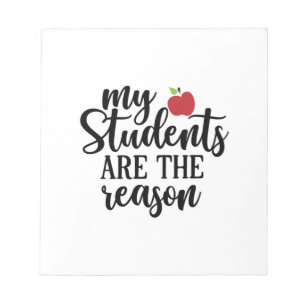 Bloc-note Le Professeur Art Mes Étudiants Sont La Raison