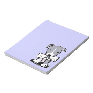 Bloc-note Le puits se produit bloc - notes de Pitbull