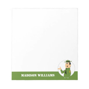 Bloc-note Le Ranger Smith Portrait de Jellystone