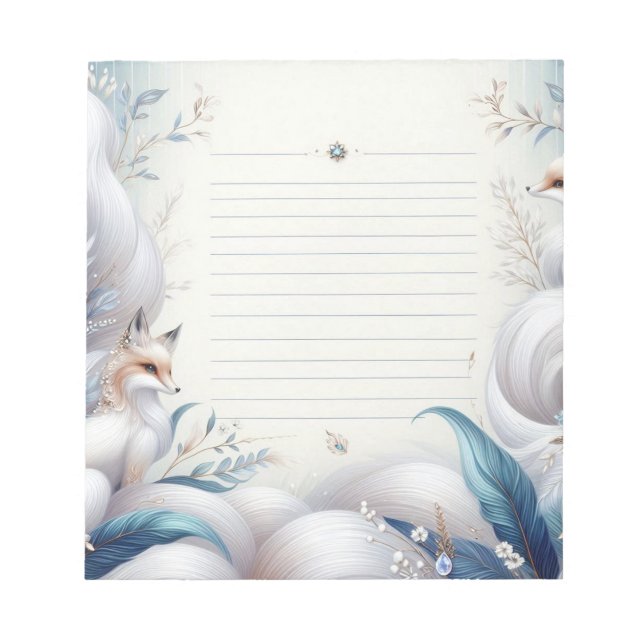 Bloc-note Le renard (Devant)