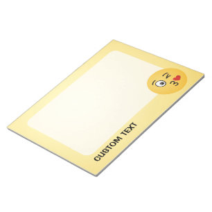 Bloc-note Le visage Jetant un baiser