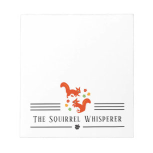 Bloc-note Le Whisperer d'écureuil