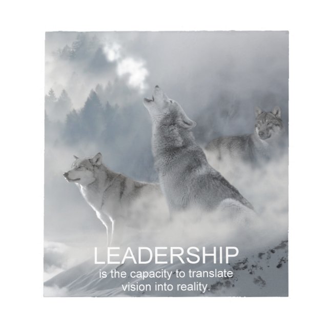 Bloc-note leadership motivation inspiration citation (Devant)