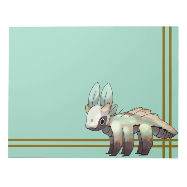 Bloc-note Leaf Dragon pixel art (Devant)