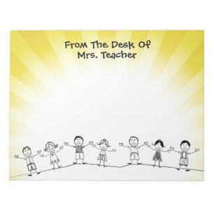 Bloc-note L'école mignonne badine le bloc - notes de